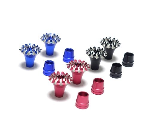 Palancas Aluminio FrSky M4 Estilo Grande Lotus (Azules)