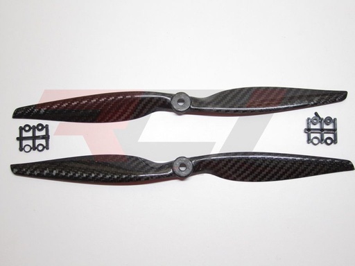 Helice Gemfan fibra de carbono 10x5  (pareja) 8mm  DJI motor