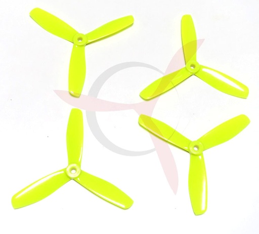 Hélices Tripala Gemfan Master Props 5045 Bullnose CW/CCW Amarillo (2 parejas)