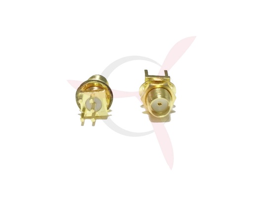 Conector para soldar PCB SMA pines centrales