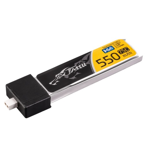 Batería LiPo TATTU HV 1s 3.8V 550mAh 75C BT2.0 (5pcs)