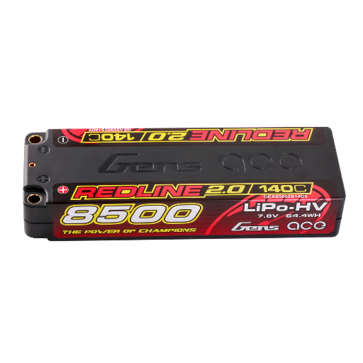 Gens Ace Redline 2.0 2s 7.6V 8500mAh 140C HardCase HV