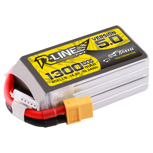 Batería LiPo TATTU R-Line V5.0 4s 14.8V 1300mAh 150C