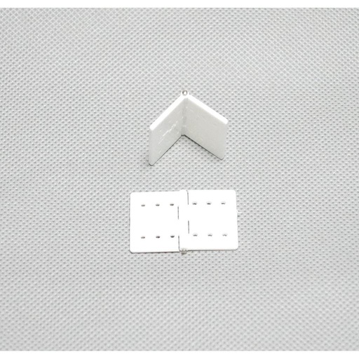 MP JET Hinge 16x32mm White (12pcs)